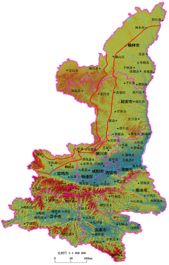 工作区位于陕北,渭北地区,涉及榆林,延安,铜川,咸阳,宝鸡等市.